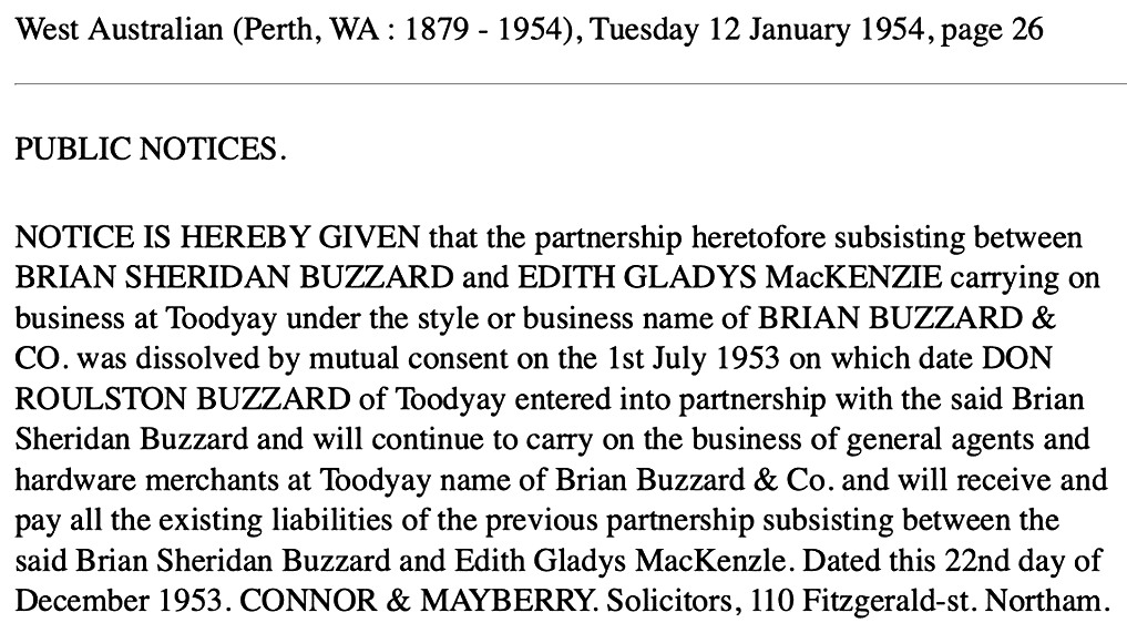 Don taken on as partner in Buzzard & Co.